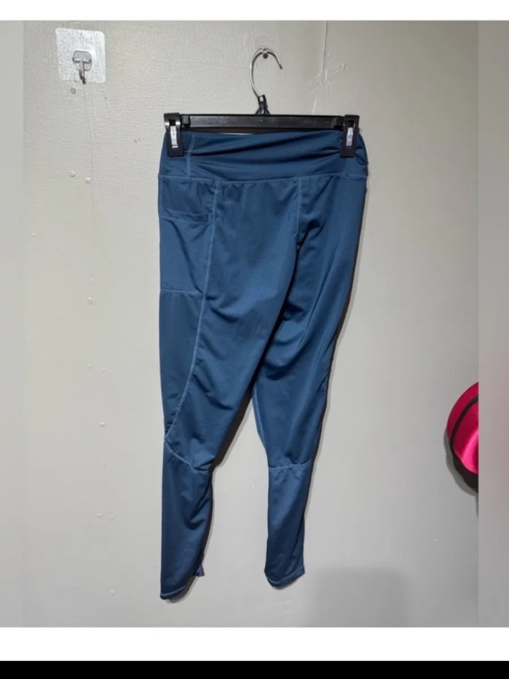 SHEIN Slate Blue High-Waist Leggings with Side Pocket - Picture 3 of 3